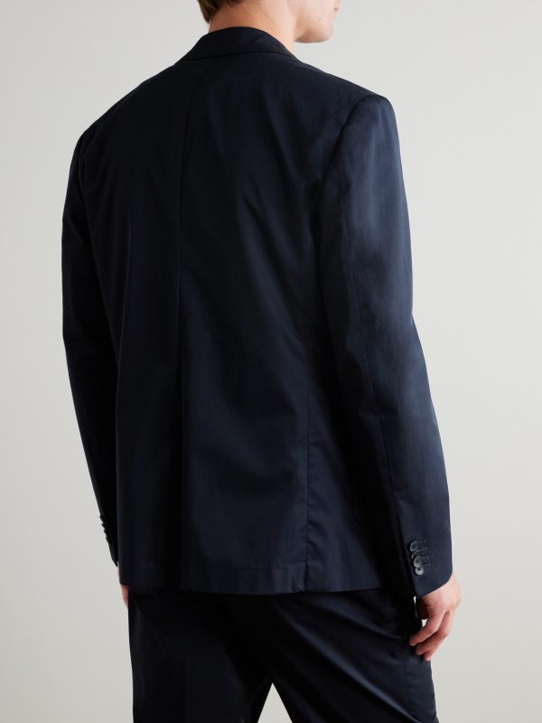 Organic Cotton-Poplin Suit Jacket - BK Organic Cotton-Poplin Suit Jacket - BK