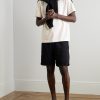 Striped Organic and Recycled Cotton-Jersey T-Shirt - OU Striped Organic and Recycled Cotton-Jersey T-Shirt - OU