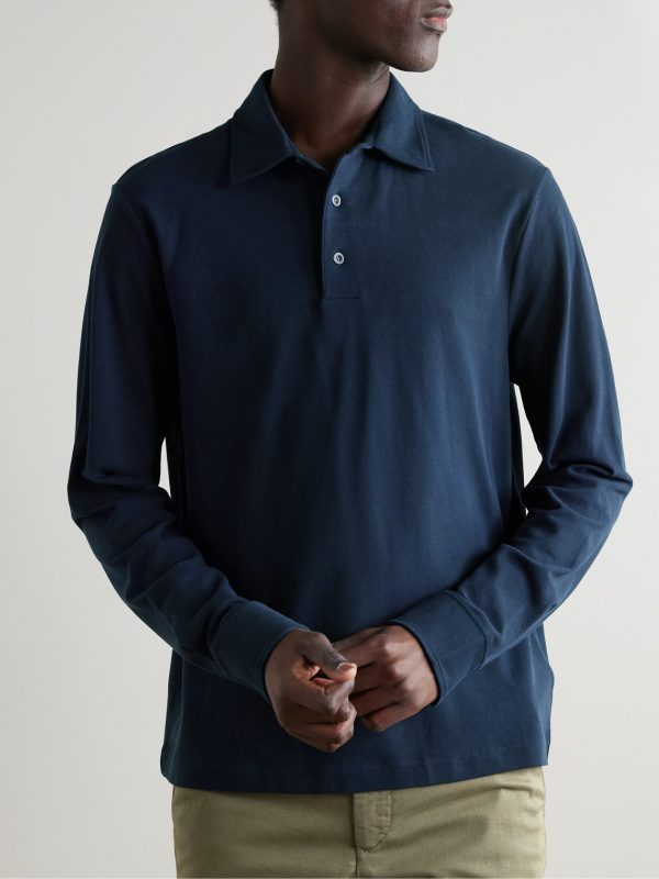 Cotton-Piqué Polo Shirt - FR