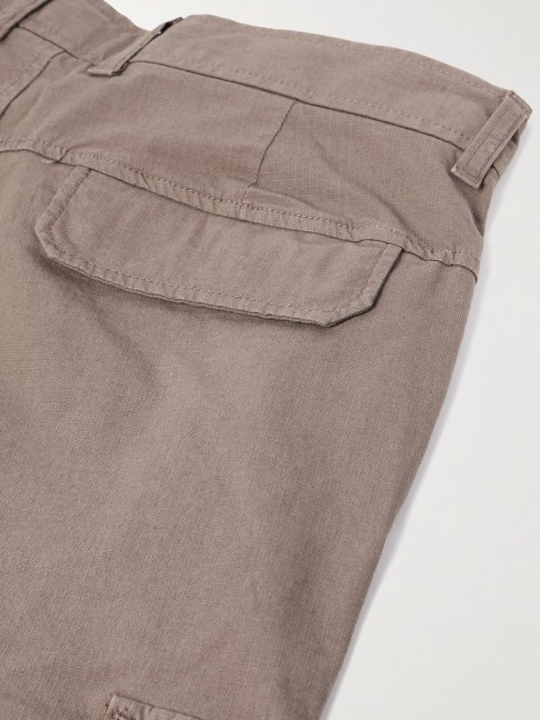 Edward Straight-Leg Organic Cotton-Blend Ripstop Cargo Trousers - CU Edward Straight-Leg Organic Cotton-Blend Ripstop Cargo Trousers - CU