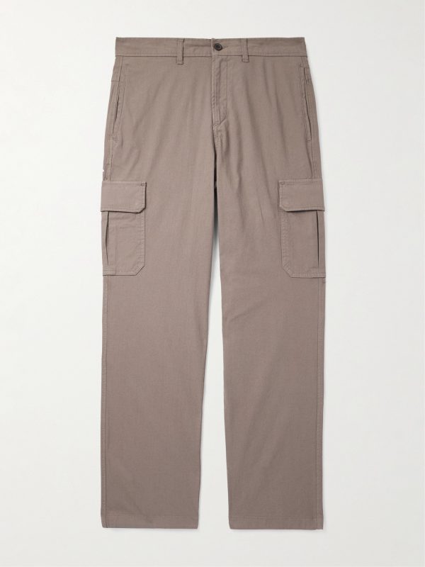 Edward Straight-Leg Organic Cotton-Blend Ripstop Cargo Trousers Edward Straight-Leg Organic Cotton-Blend Ripstop Cargo Trousers