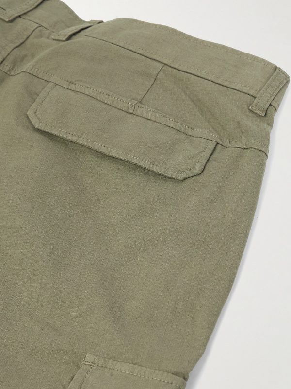 Edward Straight-Leg Organic Cotton-Blend Ripstop Cargo Trousers - CU Edward Straight-Leg Organic Cotton-Blend Ripstop Cargo Trousers - CU