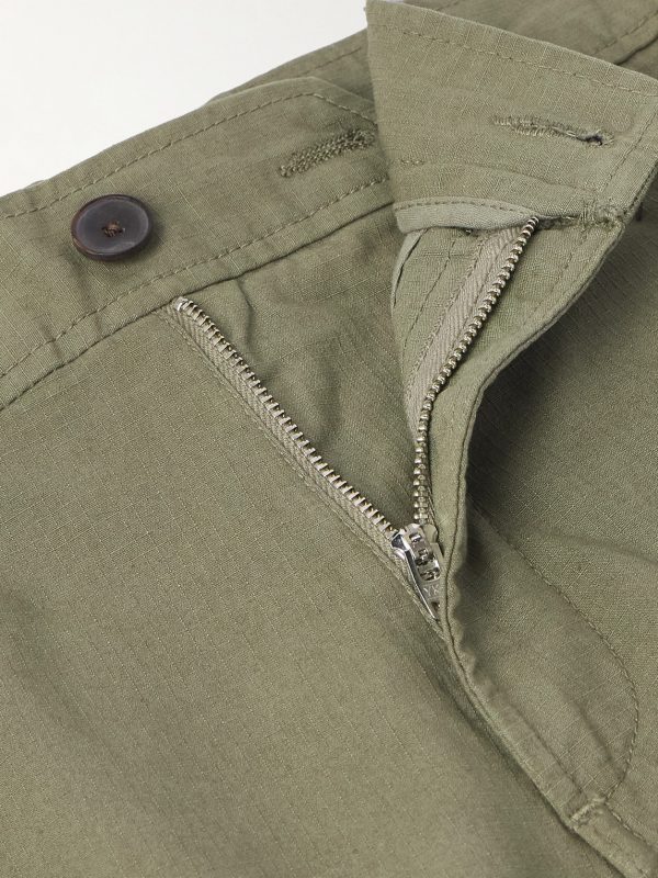 Edward Straight-Leg Organic Cotton-Blend Ripstop Cargo Trousers - E1 Edward Straight-Leg Organic Cotton-Blend Ripstop Cargo Trousers - E1