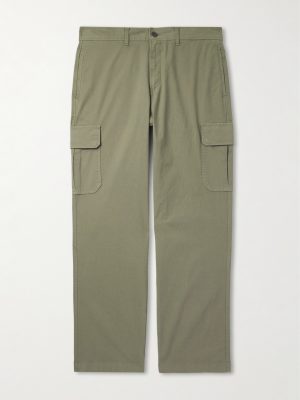 Edward Straight-Leg Organic Cotton-Blend Ripstop Cargo Trousers