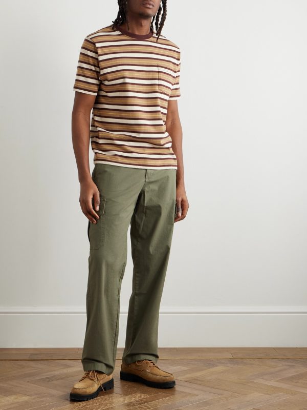 Edward Straight-Leg Organic Cotton-Blend Ripstop Cargo Trousers - OU Edward Straight-Leg Organic Cotton-Blend Ripstop Cargo Trousers - OU
