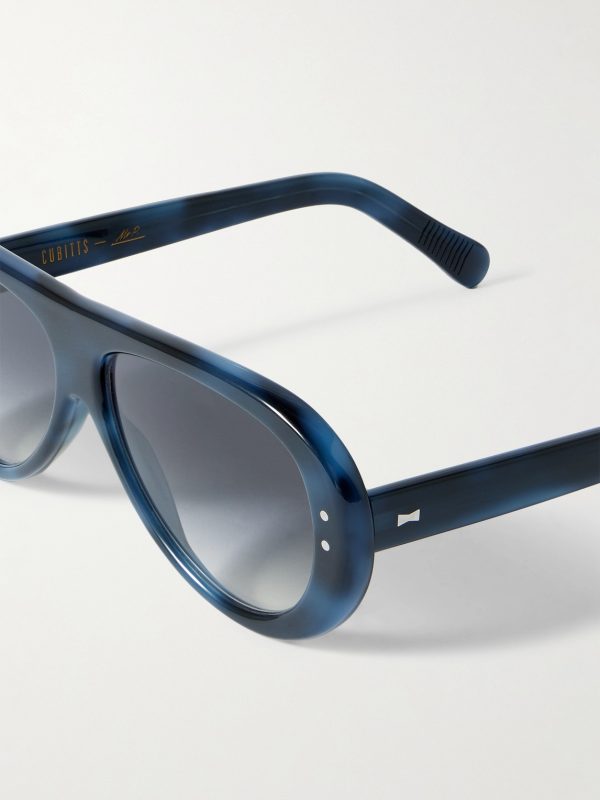 + Cubitts Ischia Aviator-Style Acetate Sunglasses - CU + Cubitts Ischia Aviator-Style Acetate Sunglasses - CU