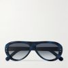 + Cubitts Ischia Aviator-Style Acetate Sunglasses + Cubitts Ischia Aviator-Style Acetate Sunglasses