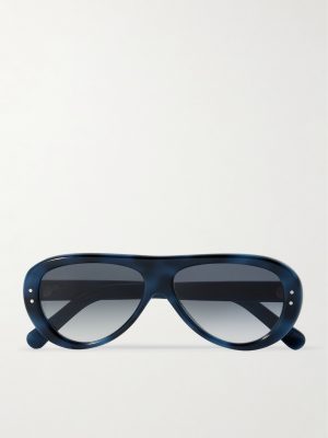 + Cubitts Ischia Aviator-Style Acetate Sunglasses