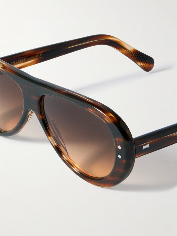 + Cubitts Ischia Aviator-Style Acetate Sunglasses - CU