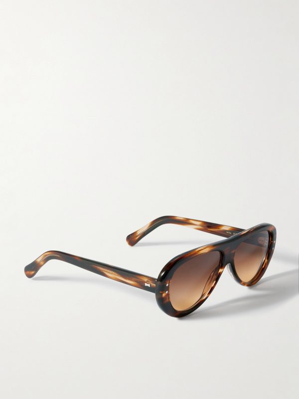 + Cubitts Ischia Aviator-Style Acetate Sunglasses - FR