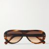 + Cubitts Ischia Aviator-Style Acetate Sunglasses