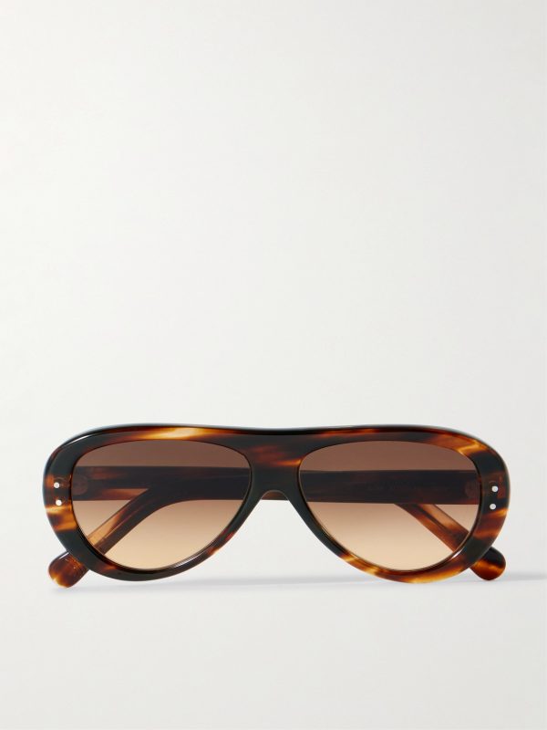 + Cubitts Ischia Aviator-Style Acetate Sunglasses