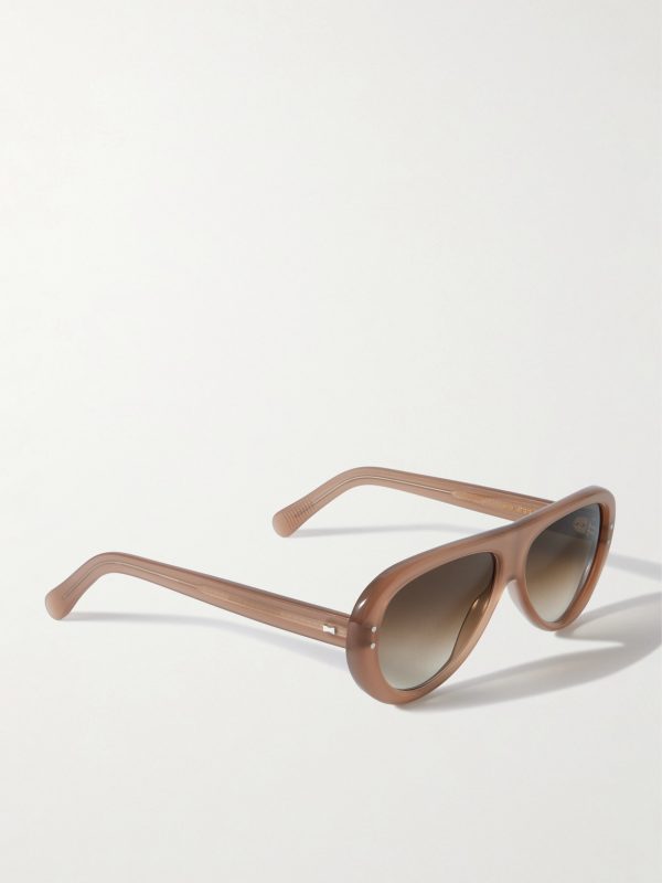 + Cubitts Ischia Aviator-Style Acetate Sunglasses - FR