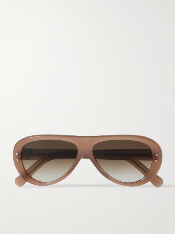 + Cubitts Ischia Aviator-Style Acetate Sunglasses