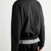 Confetti Embroidered Wool Blouson Jacket - BK Confetti Embroidered Wool Blouson Jacket - BK