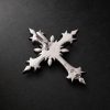 Heir Cross 14-Karat White Gold, Diamond and Onyx Pendant - BK