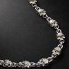 Dead Head 14-Karat White Gold Diamond Chain Necklace - CU Dead Head 14-Karat White Gold Diamond Chain Necklace - CU