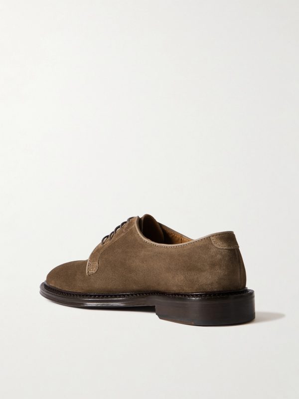 Lucien Suede Derby Shoes - BK Lucien Suede Derby Shoes - BK