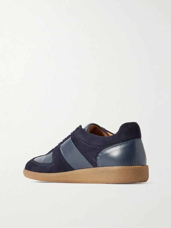 Ansel Suede and Leather Sneakers - BK