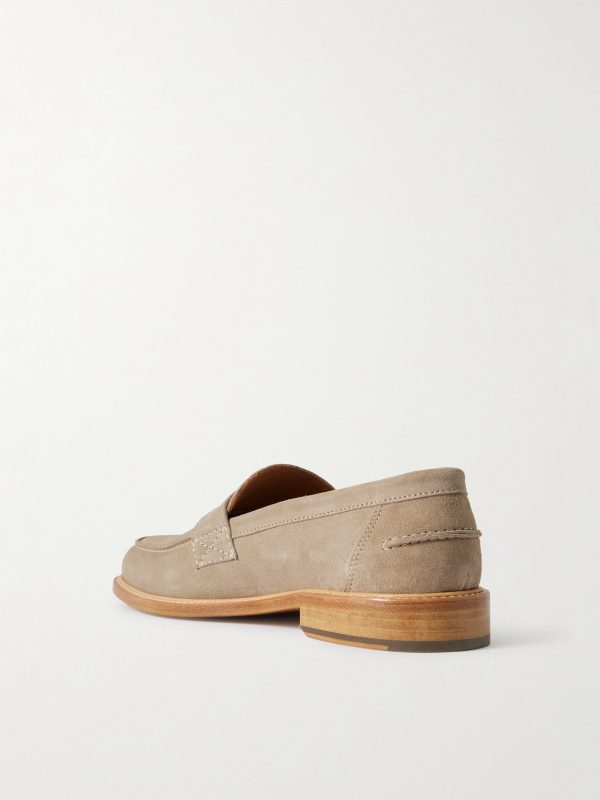 Scott Suede Penny Loafers - BK Scott Suede Penny Loafers - BK