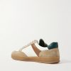 Colour-Block Suede and Leather Sneakers - BK Colour-Block Suede and Leather Sneakers - BK