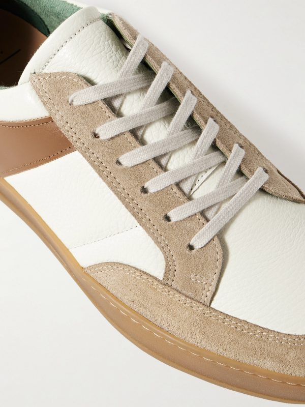 Colour-Block Suede and Leather Sneakers - CU Colour-Block Suede and Leather Sneakers - CU