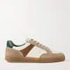 Colour-Block Suede and Leather Sneakers Colour-Block Suede and Leather Sneakers