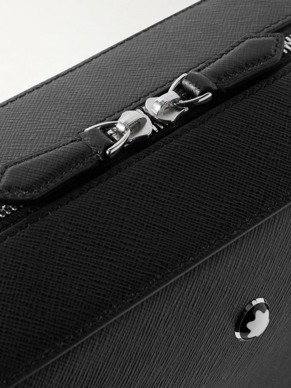 Textured-Leather Briefcase - CU Textured-Leather Briefcase - CU