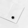 Stainless Steel Onyx Cufflinks - OU Stainless Steel Onyx Cufflinks - OU