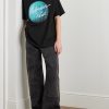 Logo-Print Cotton-Jersey T-Shirt - OU Logo-Print Cotton-Jersey T-Shirt - OU