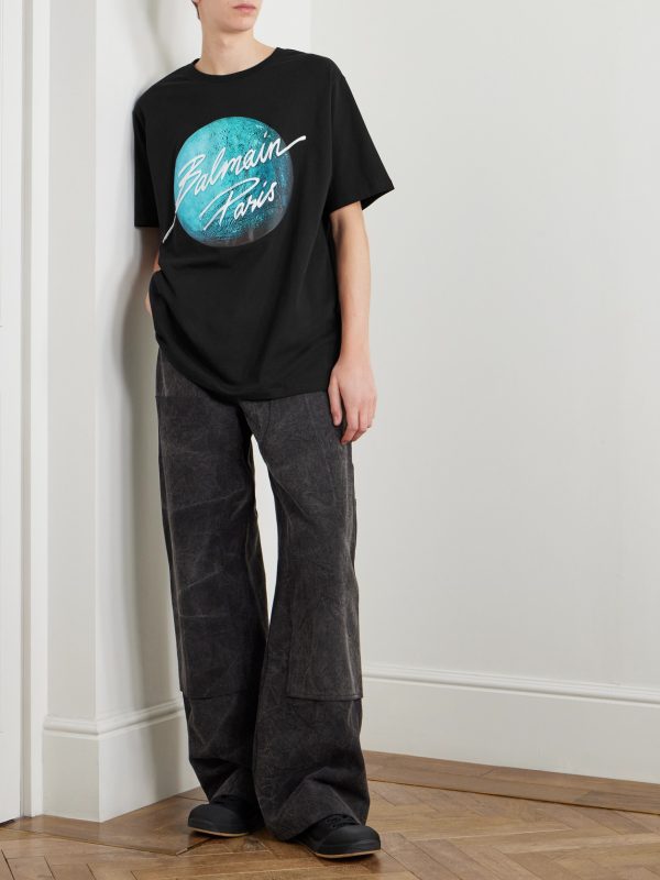 Logo-Print Cotton-Jersey T-Shirt - OU Logo-Print Cotton-Jersey T-Shirt - OU