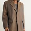 Virgin Wool-Blend Drill Blazer - FR