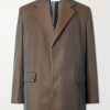 Virgin Wool-Blend Drill Blazer