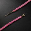 Mini Gold Opal Beaded Necklace - BK Mini Gold Opal Beaded Necklace - BK
