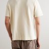 Camp-Collar Two-Tone Organic Cotton-Piqué Shirt - BK