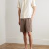 Camp-Collar Two-Tone Organic Cotton-Piqué Shirt - OU