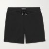 Straight-Leg Ribbed Organic Cotton-Jersey Drawstring Shorts Straight-Leg Ribbed Organic Cotton-Jersey Drawstring Shorts