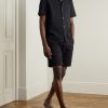 Camp-Collar Waffle-Knit Organic Cotton Shirt - OU Camp-Collar Waffle-Knit Organic Cotton Shirt - OU