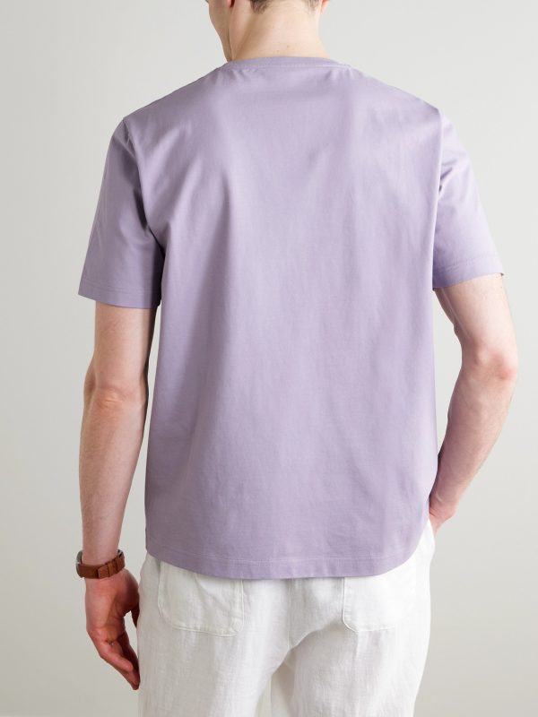Relaxed-Fit Organic and Recycled Cotton-Jersey T-Shirt - BK Relaxed-Fit Organic and Recycled Cotton-Jersey T-Shirt - BK