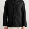 Camp-Collar Linen-Canvas Overshirt - FR Camp-Collar Linen-Canvas Overshirt - FR