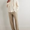Camp-Collar Cotton and Linen-Blend Shirt - OU