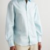 Cotton and Linen-Blend Shirt - FR Cotton and Linen-Blend Shirt - FR
