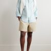 Cotton and Linen-Blend Shirt - OU Cotton and Linen-Blend Shirt - OU