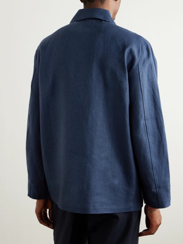 Linen-Twill Jacket - BK Linen-Twill Jacket - BK