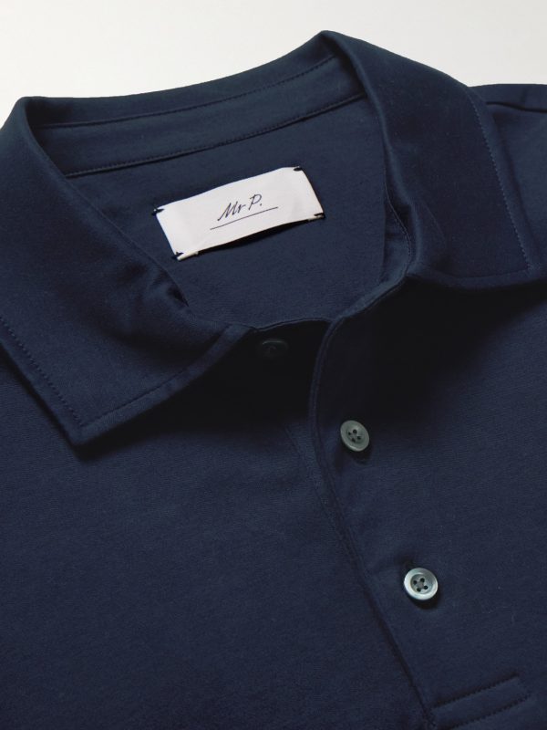 Mercerised Cotton Polo Shirt - CU