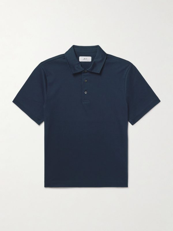 Mercerised Cotton Polo Shirt