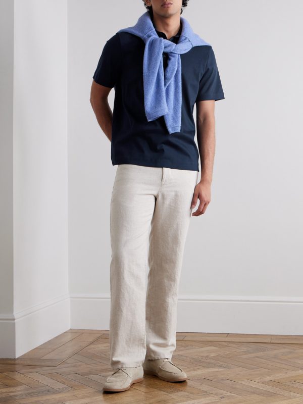 Mercerised Cotton Polo Shirt - OU