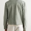 Suede Bomber Jacket - BK Suede Bomber Jacket - BK