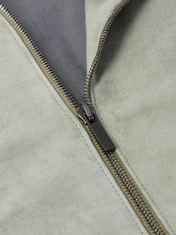 Suede Bomber Jacket - CU Suede Bomber Jacket - CU