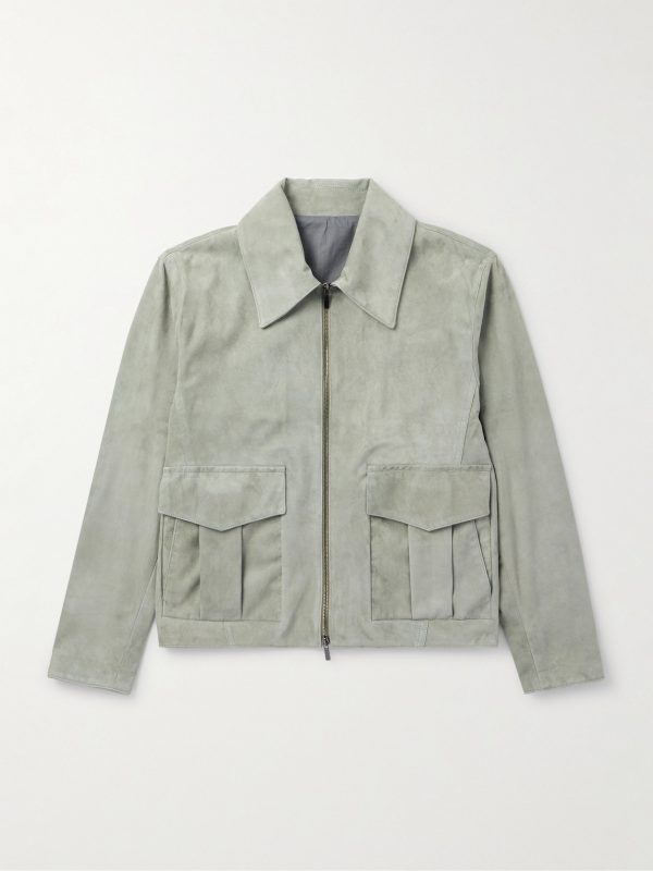 Suede Bomber Jacket Suede Bomber Jacket